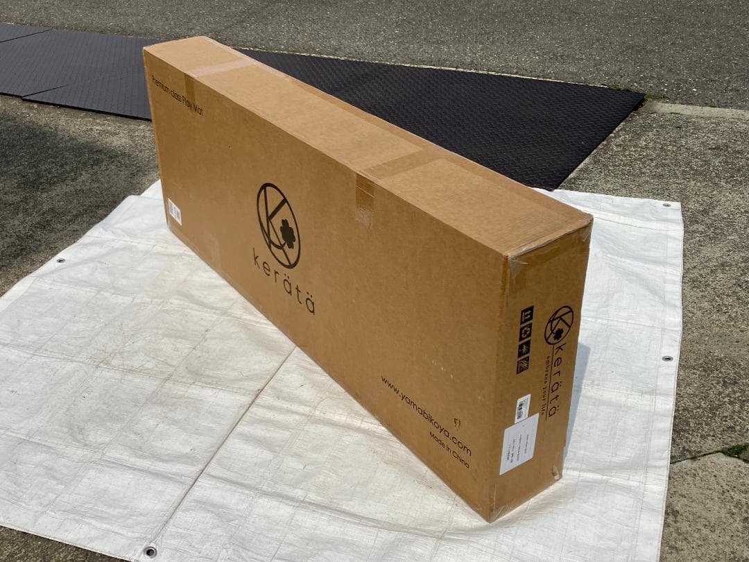 ★未開封品★ケラッタ　プレイマット 　200×140cm / ピンク×ホワイト