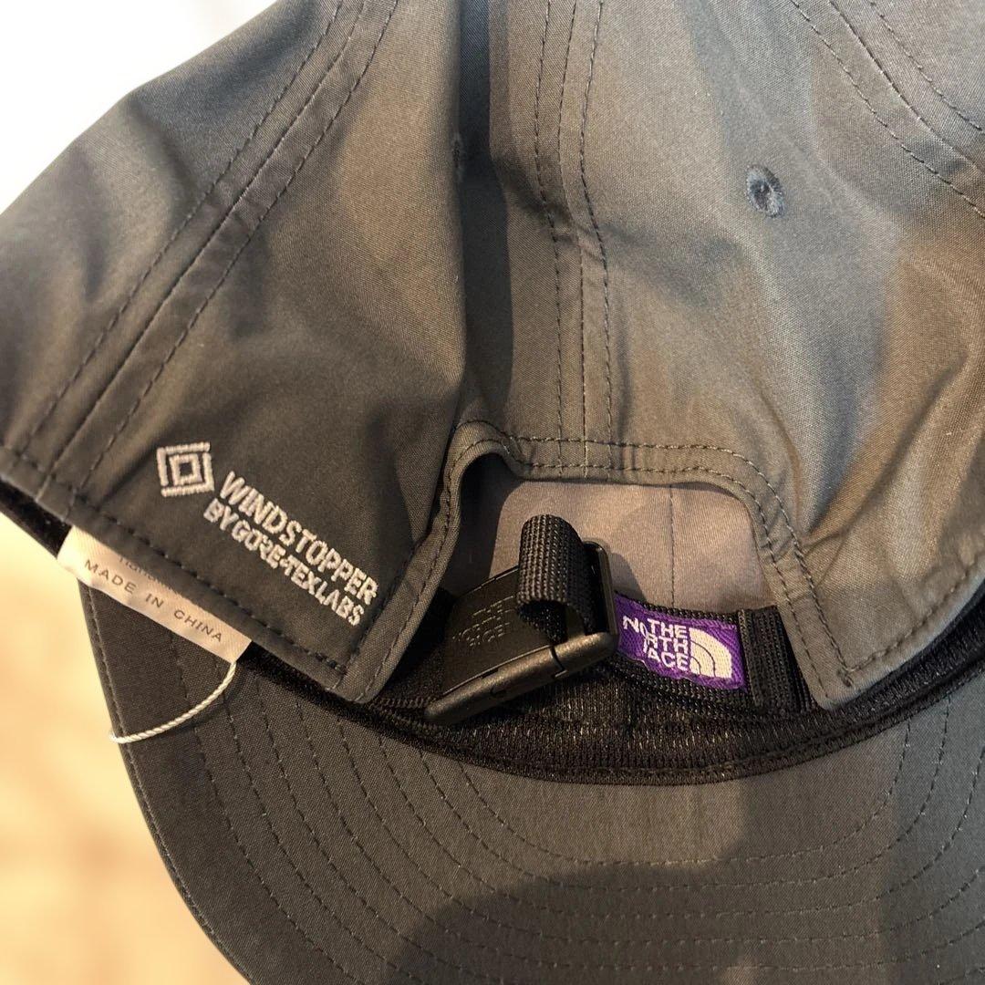 ノースフェイス　パープル　 WINDSTOPPER キャップ　NN8408N