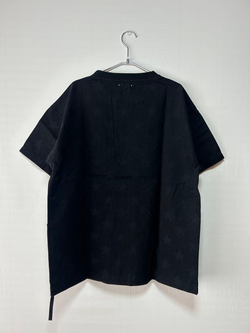 MINEDENIM shadow star side zip Tシャツ 3