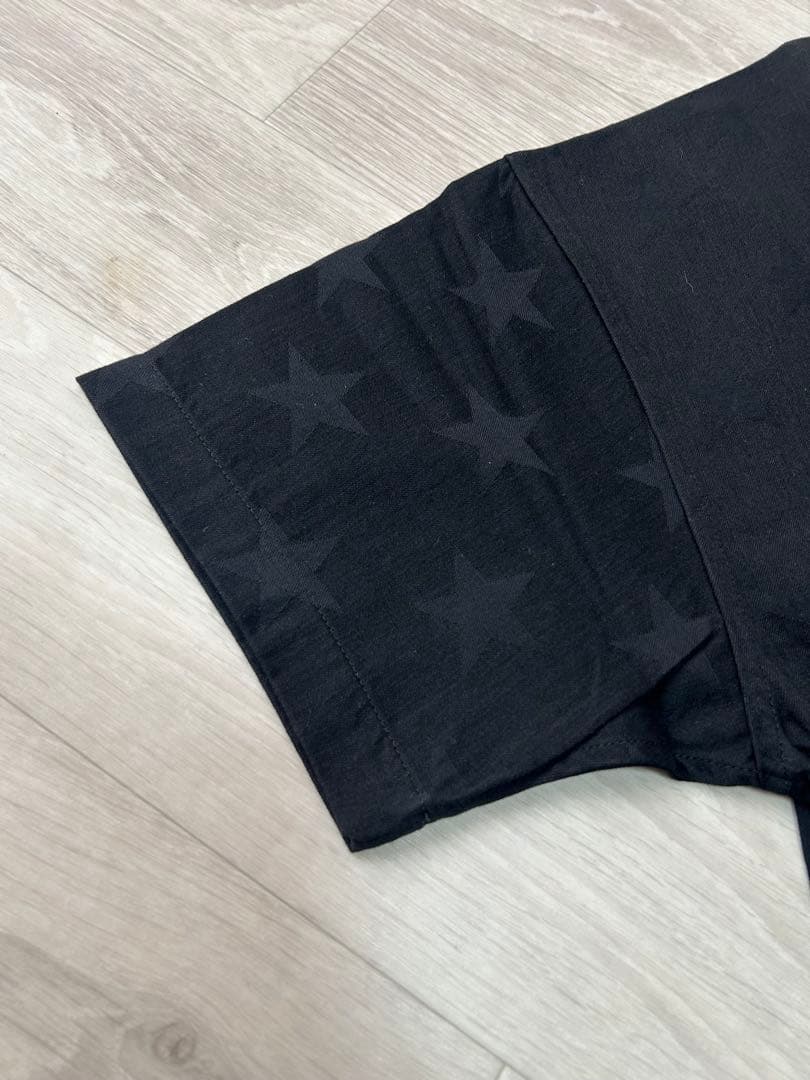 MINEDENIM shadow star side zip Tシャツ 3