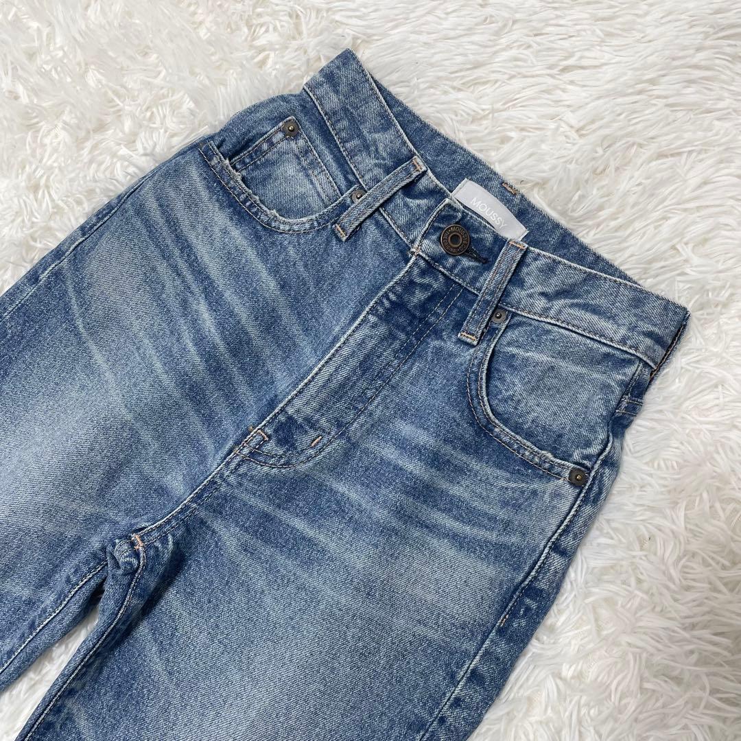 大人気！2026年MOUSSY MVS フレアデニム 新タグ ストレッチ素材