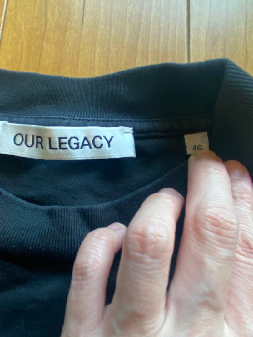 OUR LEGACY ブラック Tシャツ 46サイズ