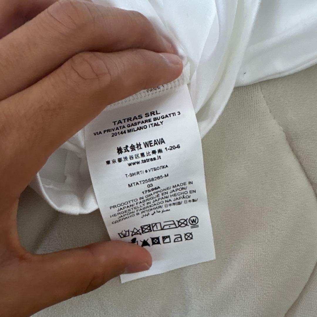 TATRAS ホワイト Tシャツ