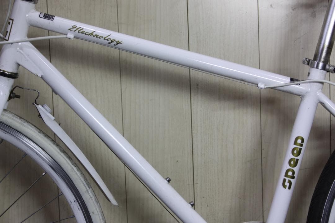 鳥*取様 21テクノロジー700C 6速 430mm クロスバイク WHITE