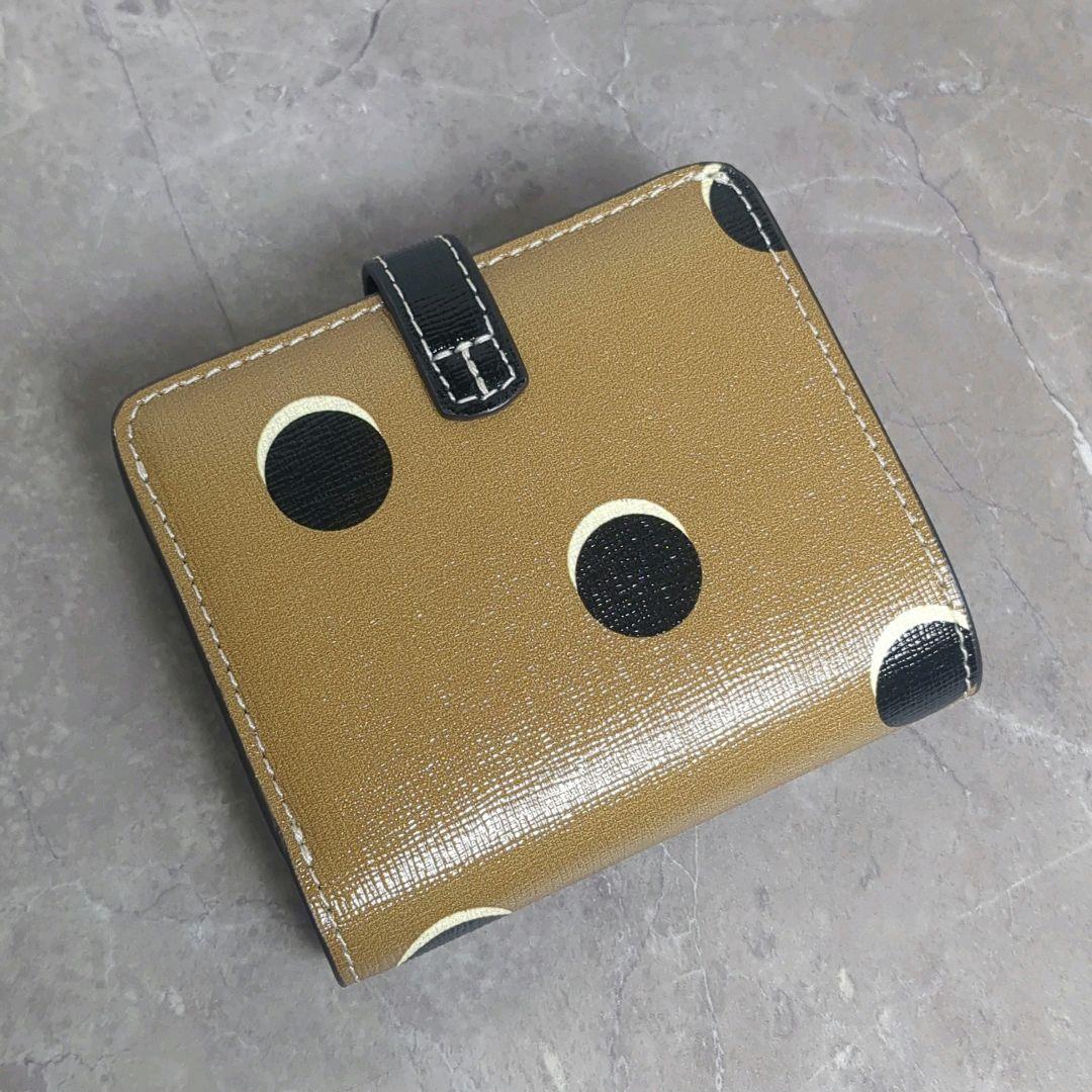 定価3.4万 未使用級☆トリーバーチ ロビンソン ミニ財布 ドット 希少カラー