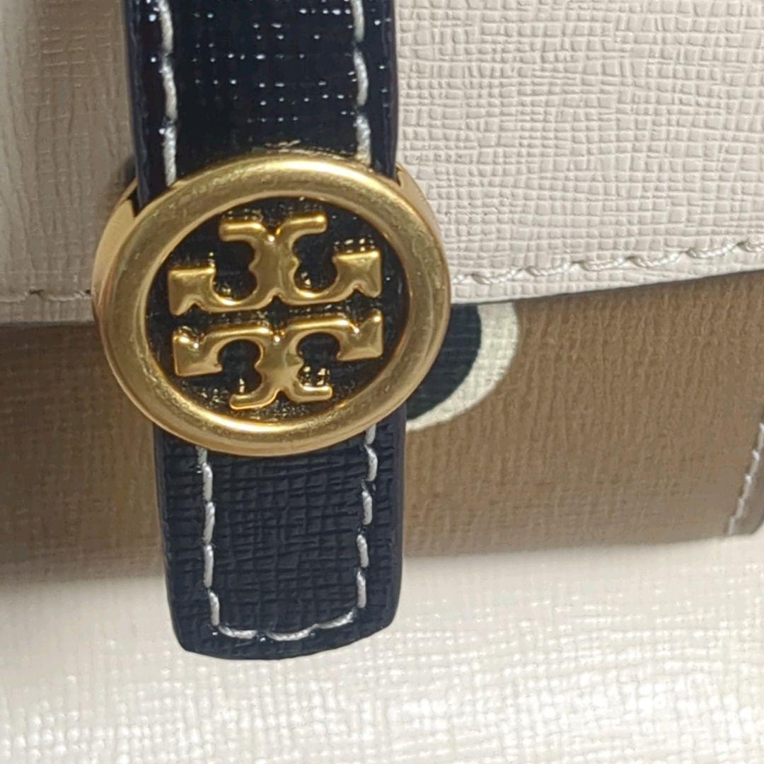 定価3.4万 未使用級☆トリーバーチ ロビンソン ミニ財布 ドット 希少カラー