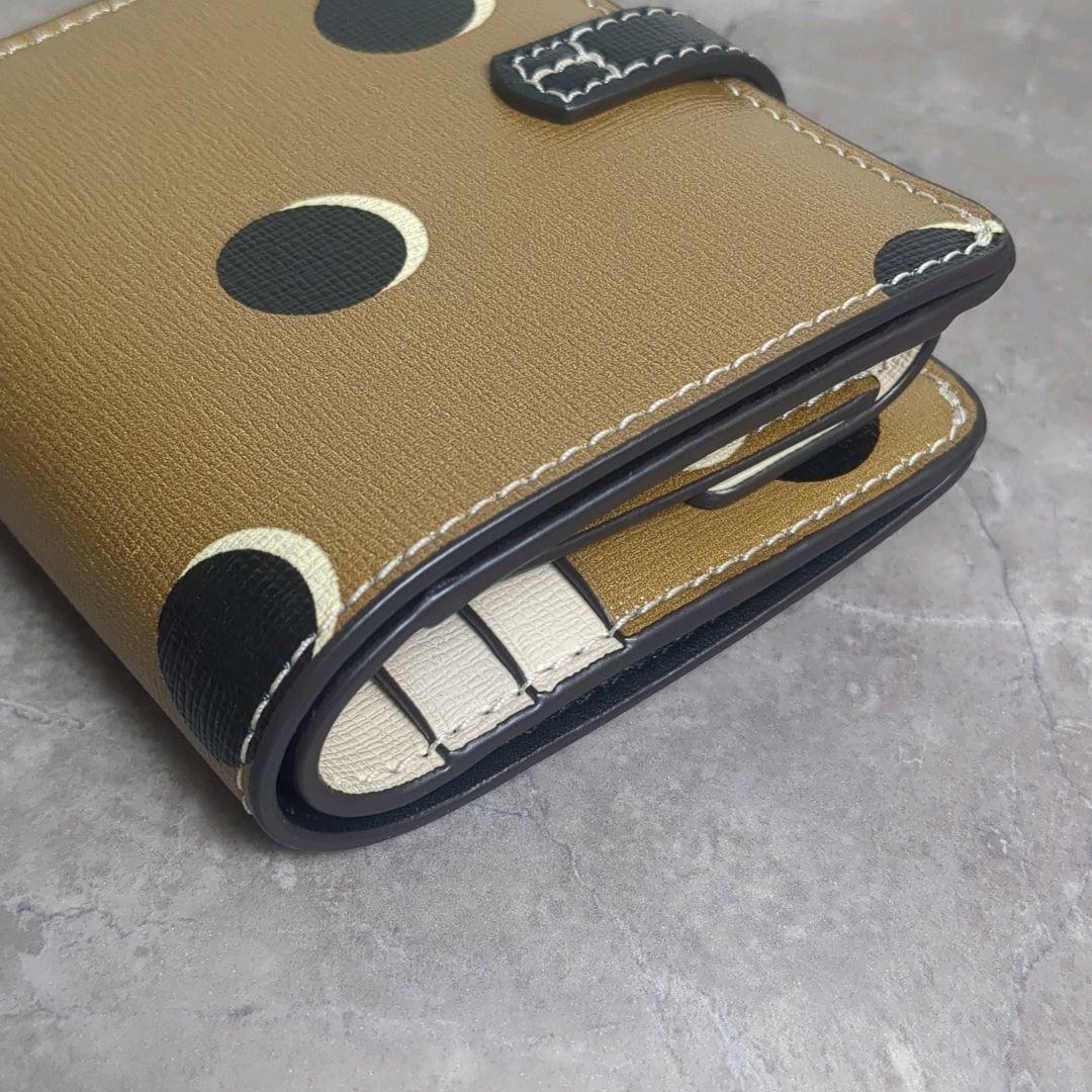 定価3.4万 未使用級☆トリーバーチ ロビンソン ミニ財布 ドット 希少カラー