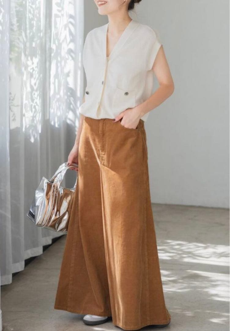 新品SpickandSpan/ La Hutteフレアスカート38