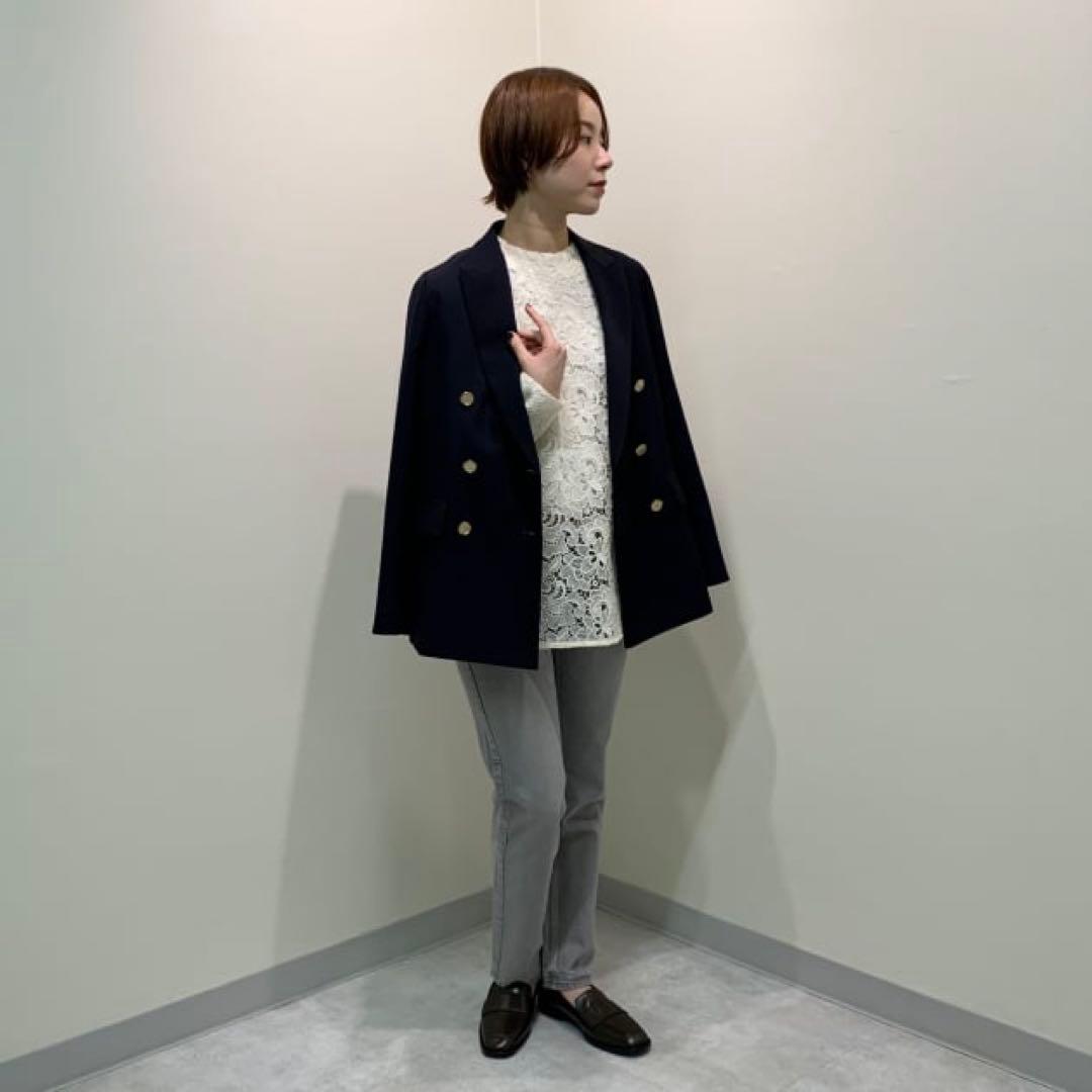 美品❇️Demi-Luxe BEAMS 紺ブレ　ダブルテーラードジャケット38