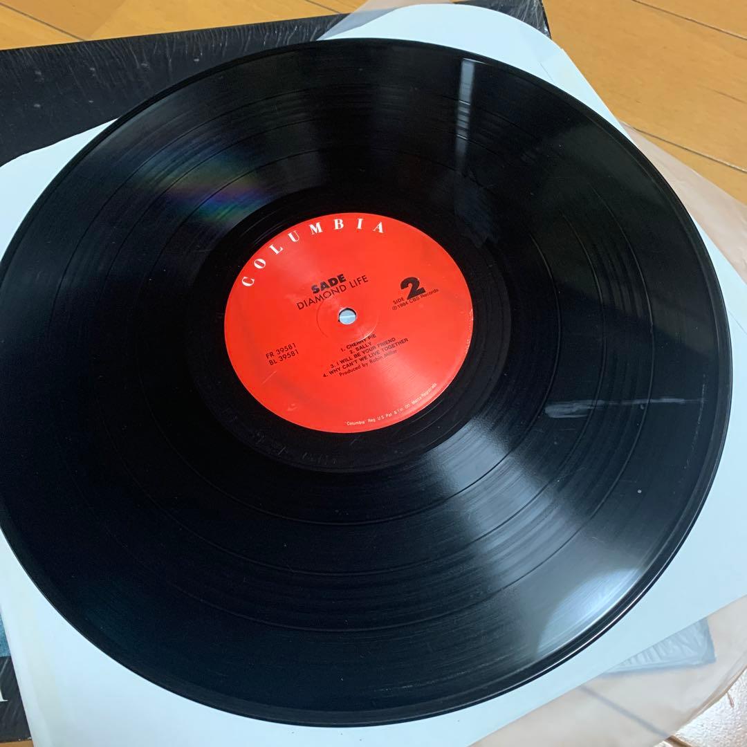 sade diamond life レコード　輸入盤　シュリンク付き