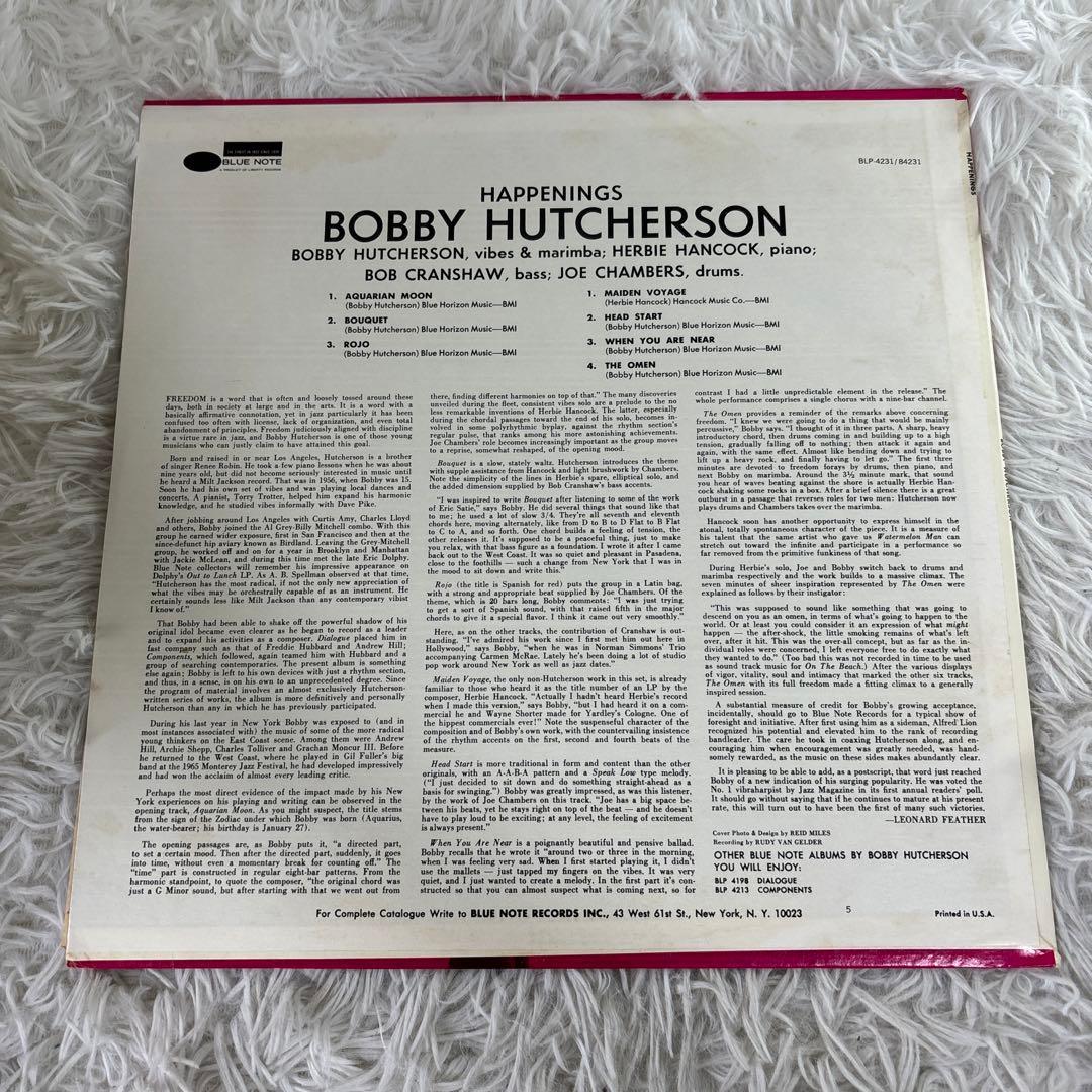 【中古】HAPPENINGS BOBBY HUTCHERSON LP