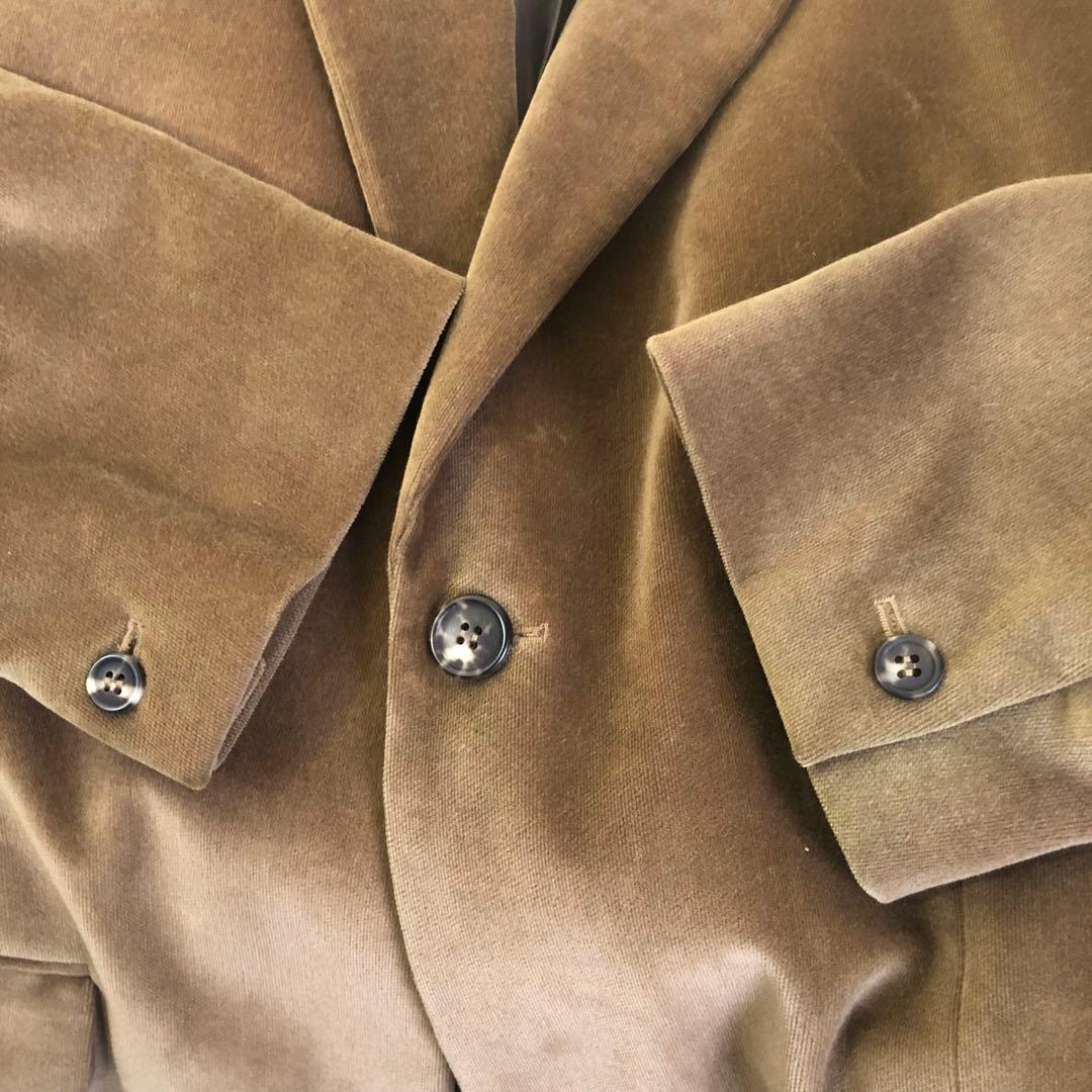 希少 A.P.C. ベロア テーラードジャケット ブラウン フランス製