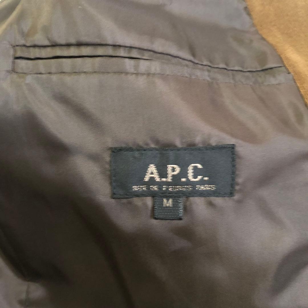 希少 A.P.C. ベロア テーラードジャケット ブラウン フランス製