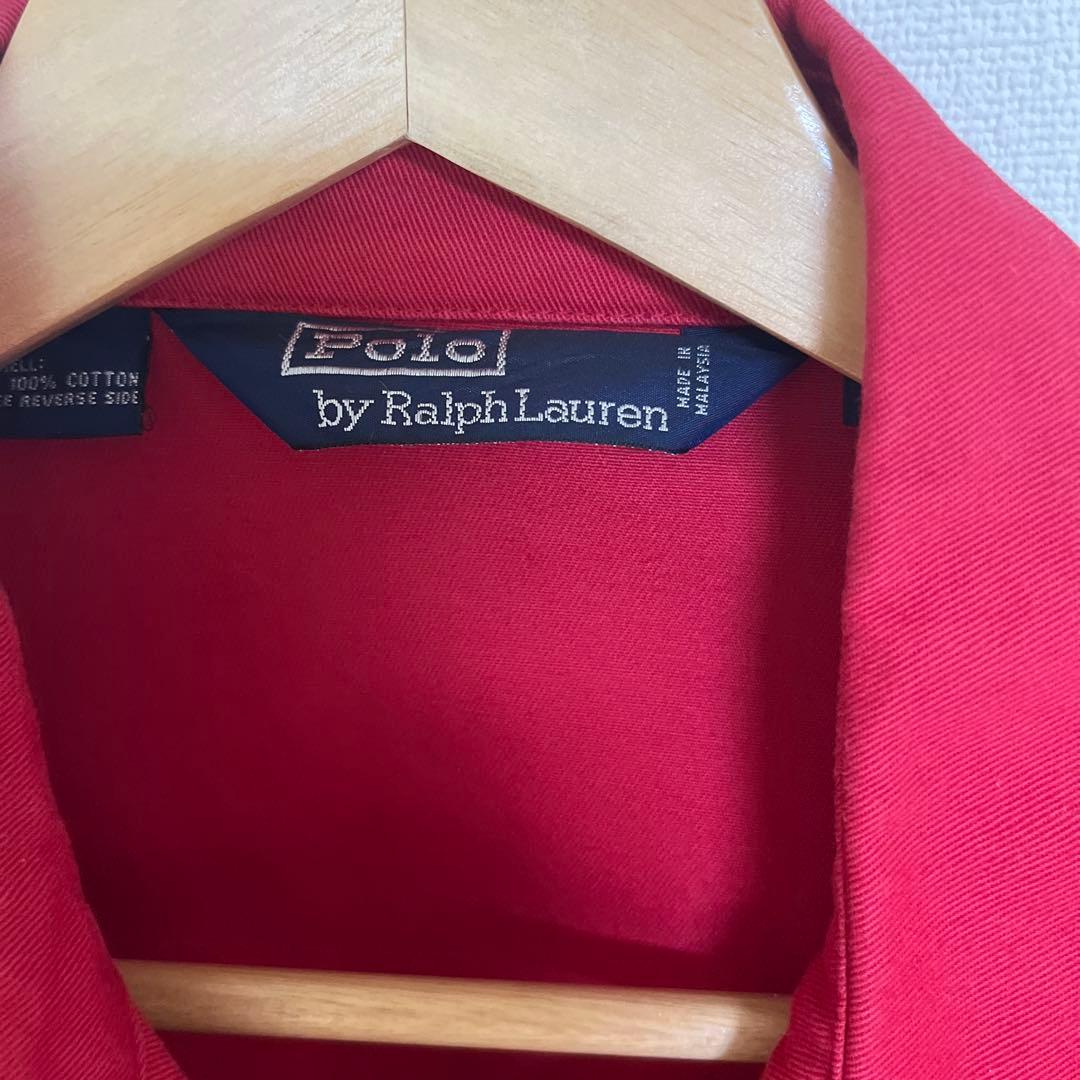 90s Polo by Ralph Lauren スイングトップ 赤