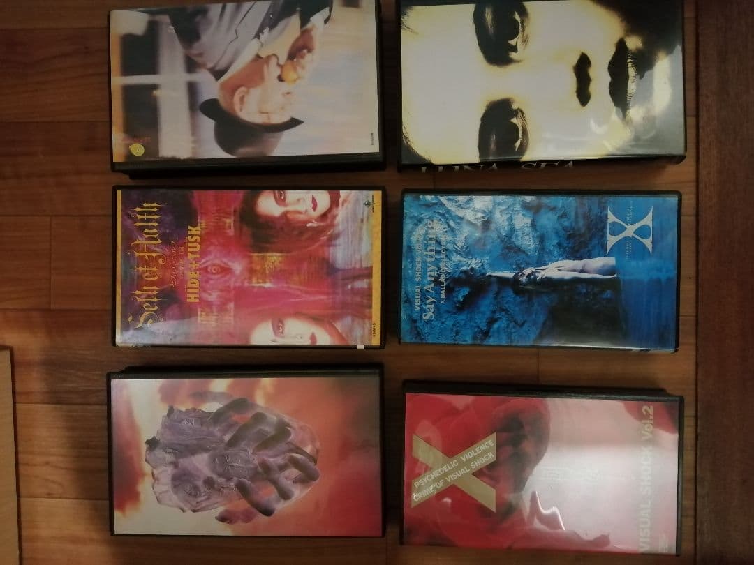 X,LUNA SEA,HIDEまとめ売りビデオ7本　バラ売り可