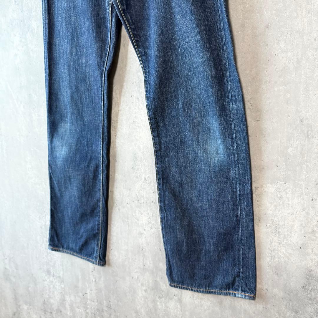 エヴィス EVISU DONNA デニム ハート刺繍 カモメ ピンク 30 名作