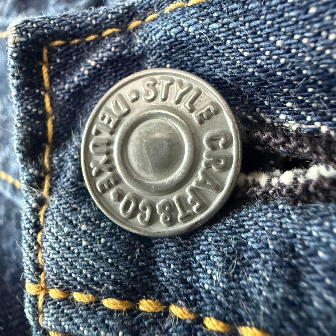 エヴィス EVISU DONNA デニム ハート刺繍 カモメ ピンク 30 名作