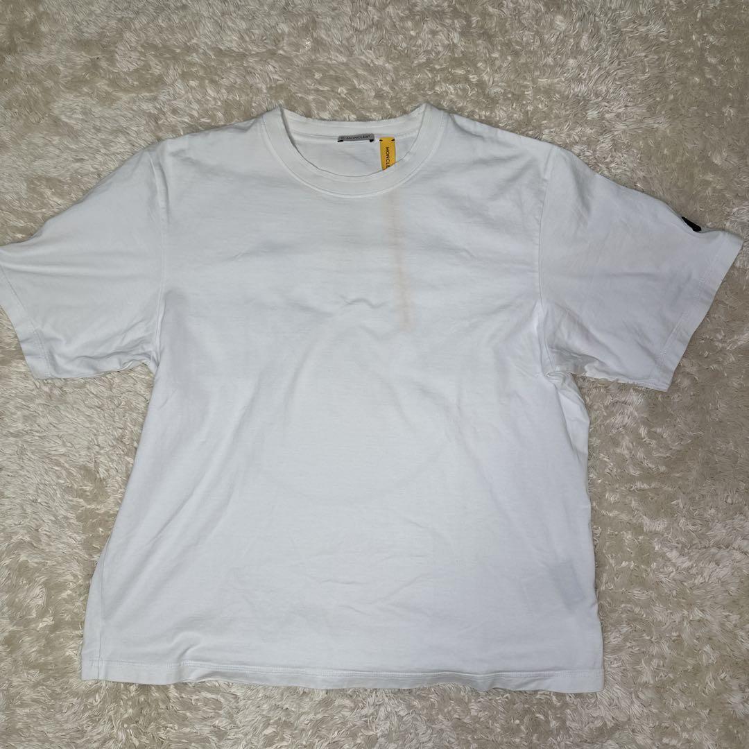 【美品】モンクレール コットン アリシアキーズ クルーネック 半袖Ｔシャツ L