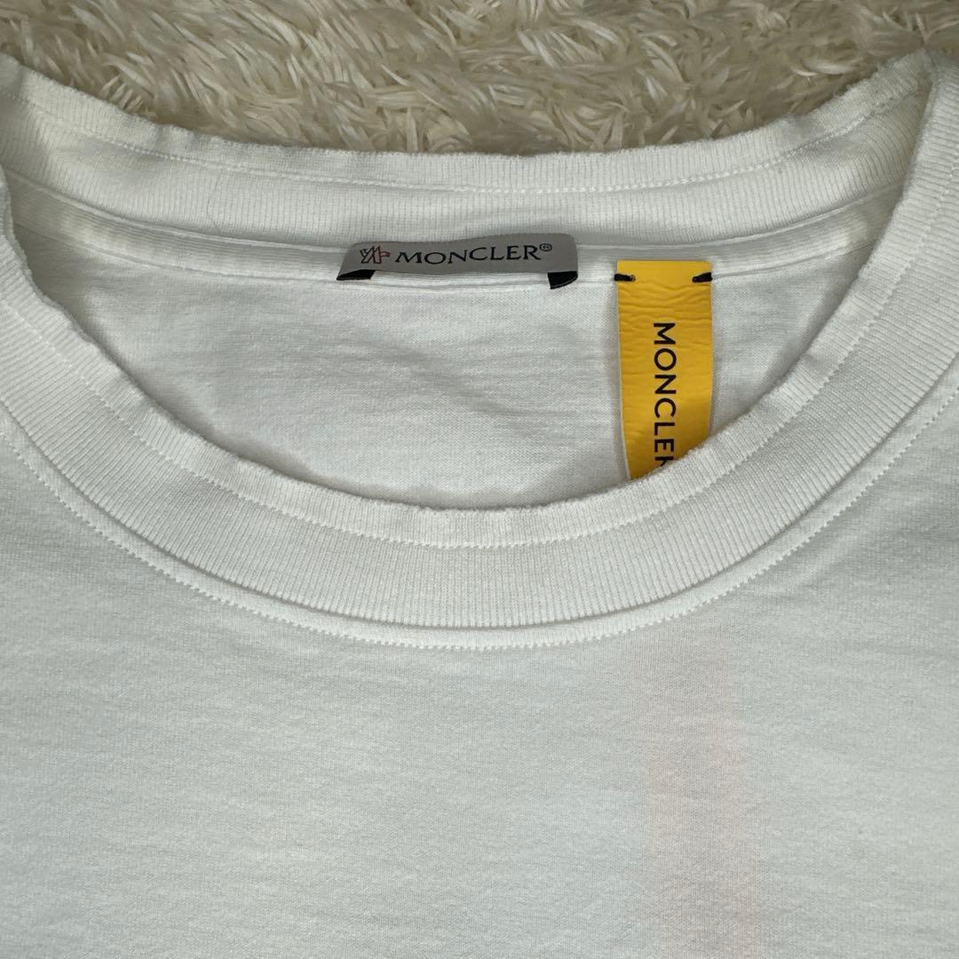 【美品】モンクレール コットン アリシアキーズ クルーネック 半袖Ｔシャツ L