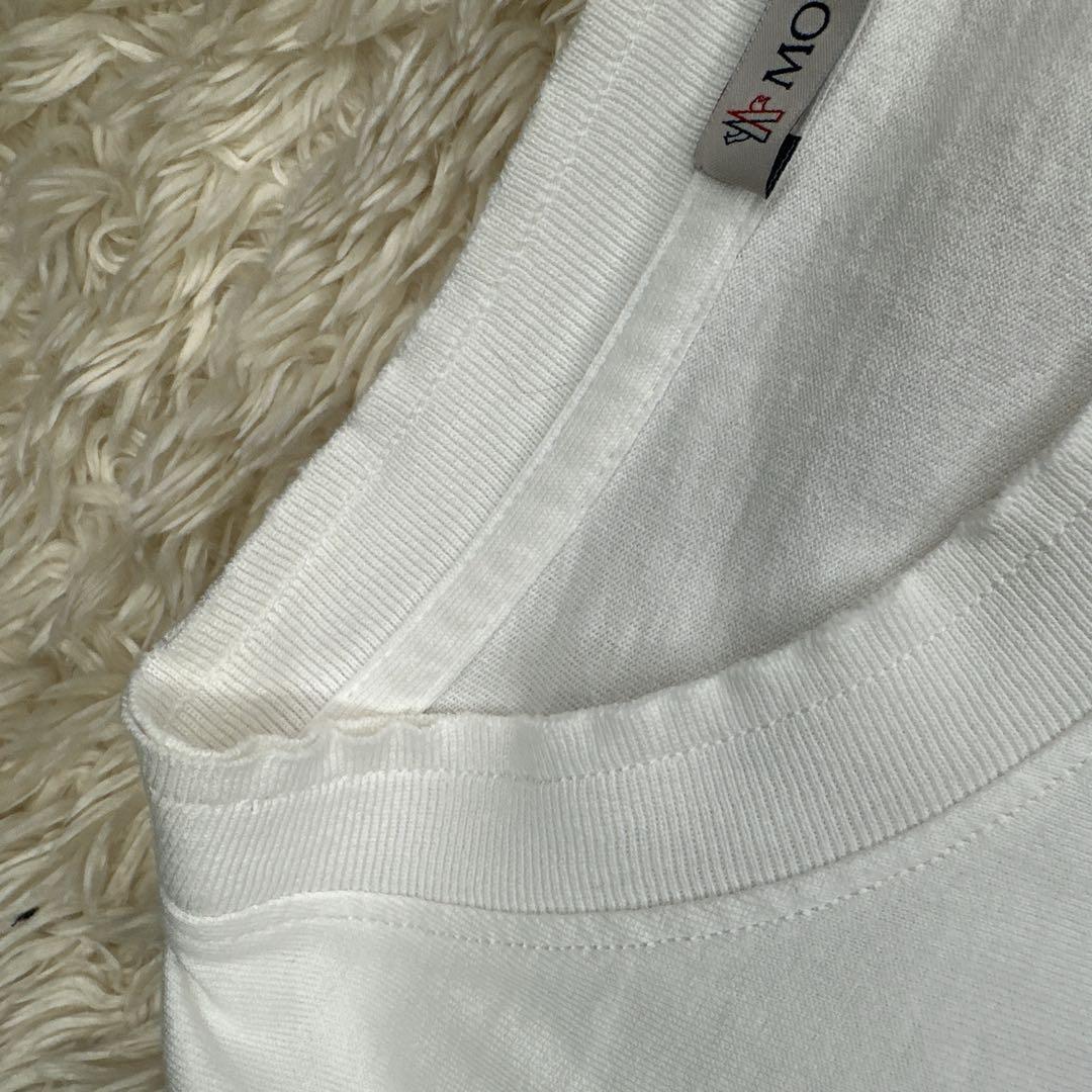 【美品】モンクレール コットン アリシアキーズ クルーネック 半袖Ｔシャツ L