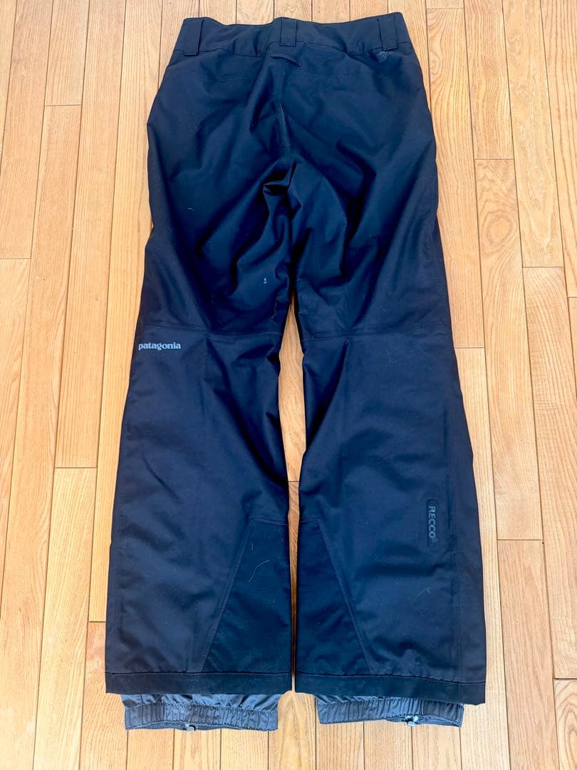 patagonia ブラック スノーパンツ