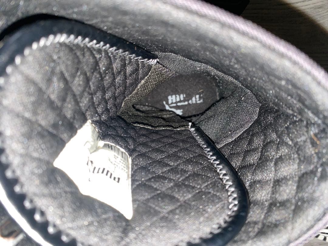 PUMA リングシューズ　ボクシングシューズ ブラック 24cm