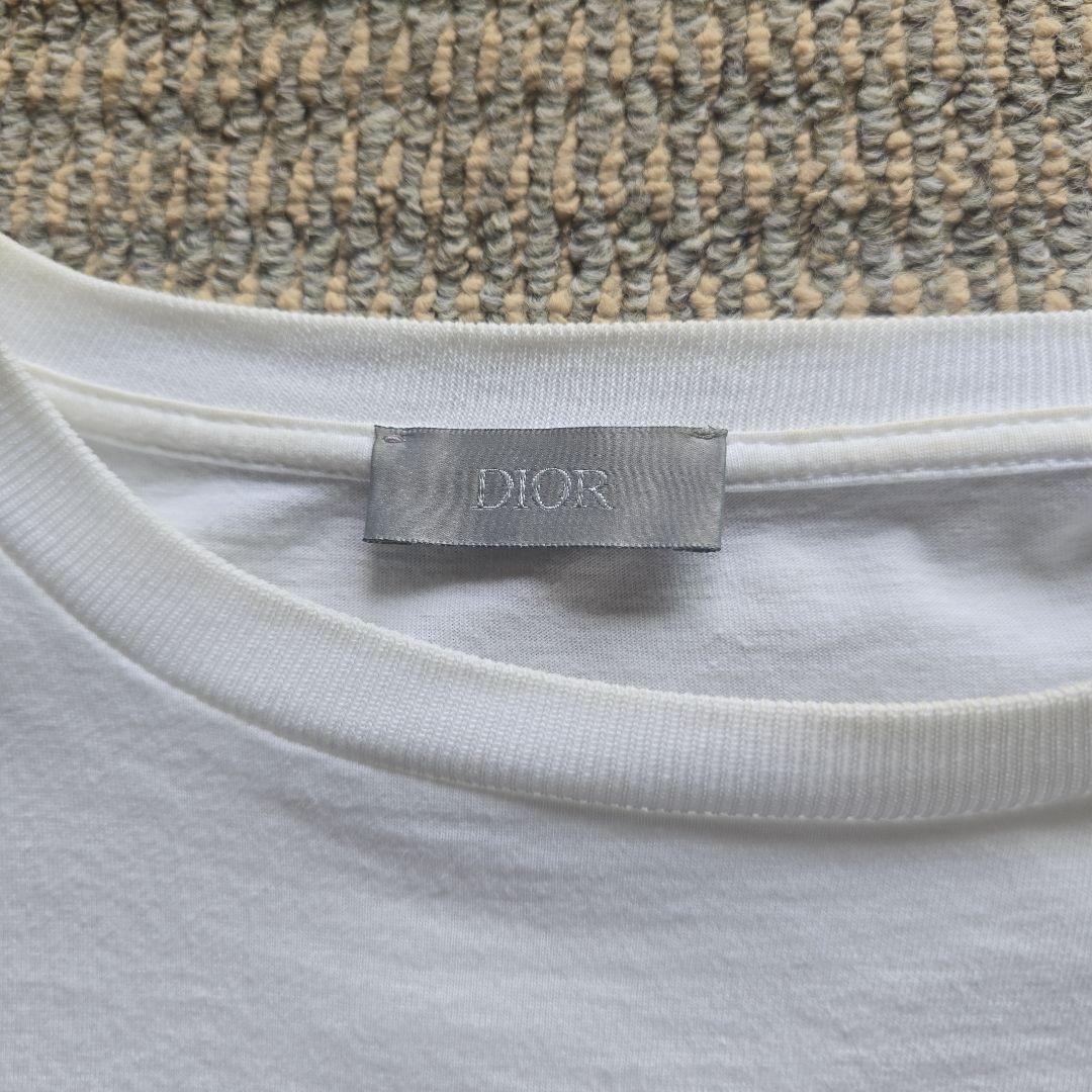DIOR ホワイト Tシャツ 蜂刺繍