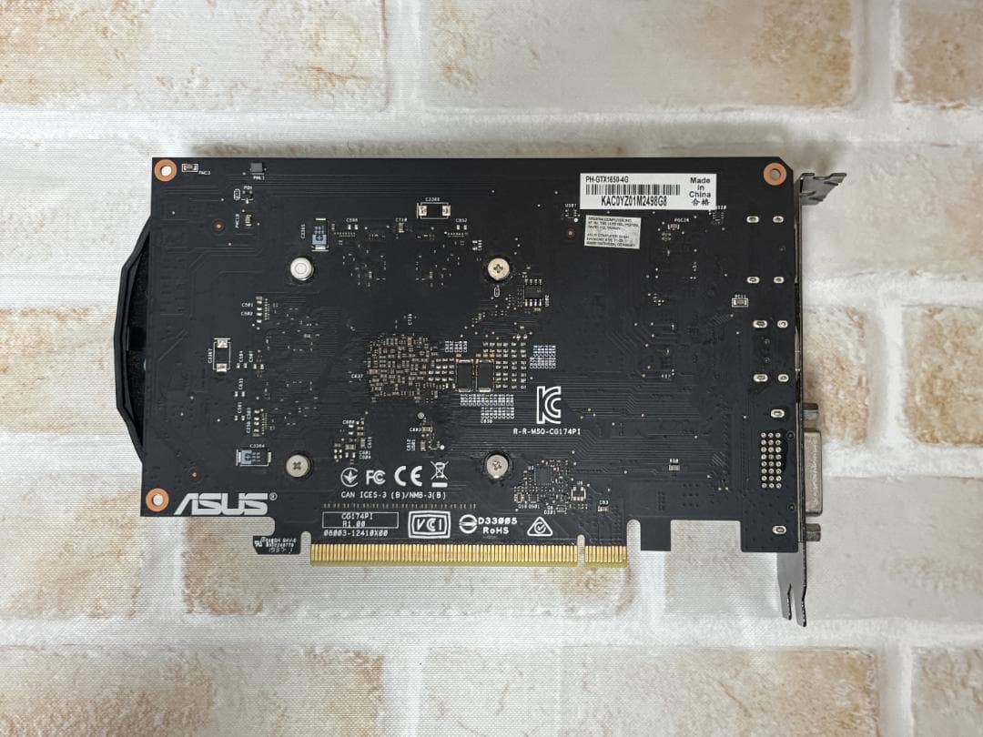 グラフィックボード・グラボ・ビデオカード ASUS GeForce GTX 1650 4GB