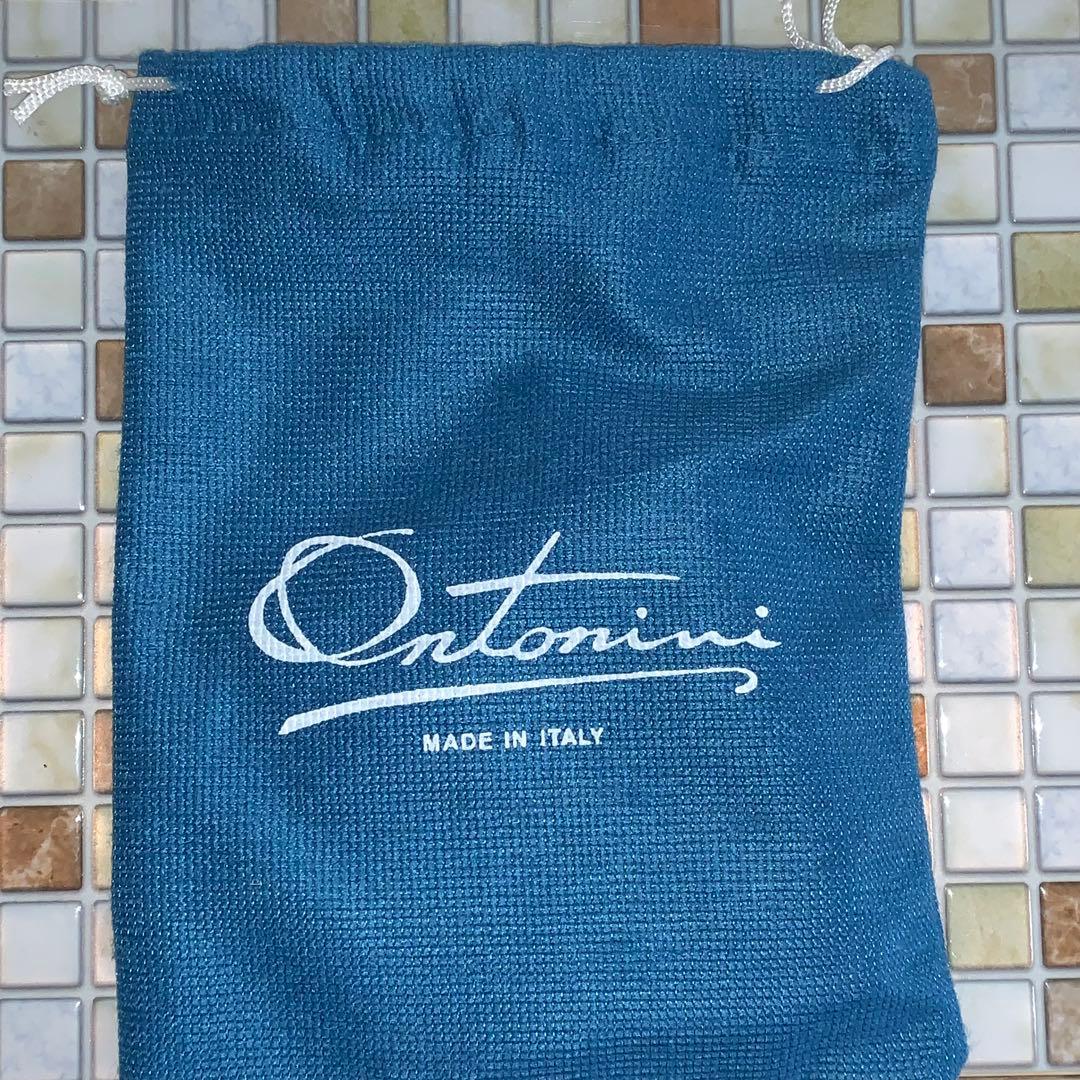 銀座和光 二つ折り財布 ANTONINI 紫 イタリア製