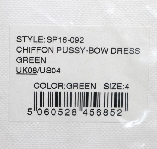 あ*様 セルフポートレイト ワンピース シフォン リボン UK8 未使用 Chi