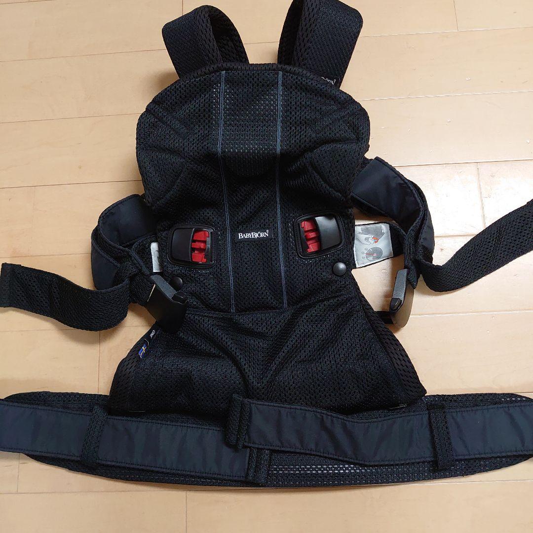 【美品】ベビービョルン 抱っこ紐 ONE KAI Air ブラック(箱付き)