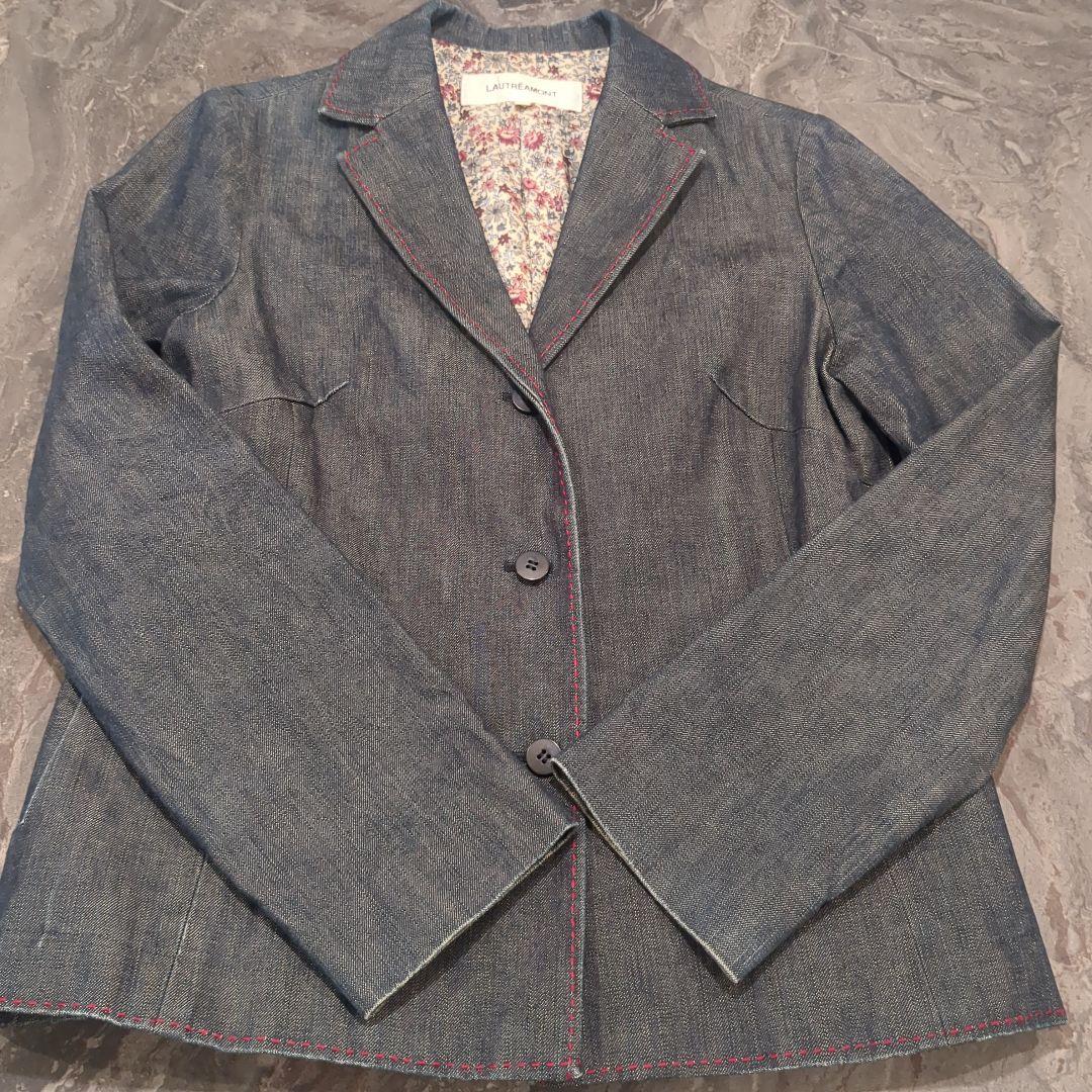 LAUTREAMONT デニム　インディゴ　テーラードジャケット　size3