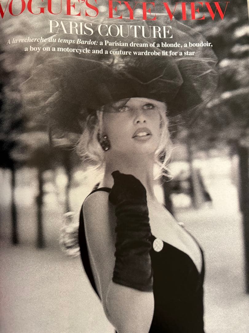 VOGUE UK版　レア1989年10月特大号　クラウディア・シファー