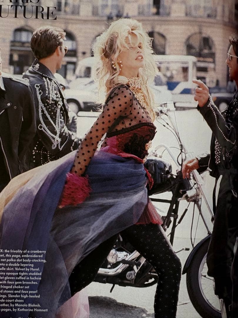 VOGUE UK版　レア1989年10月特大号　クラウディア・シファー
