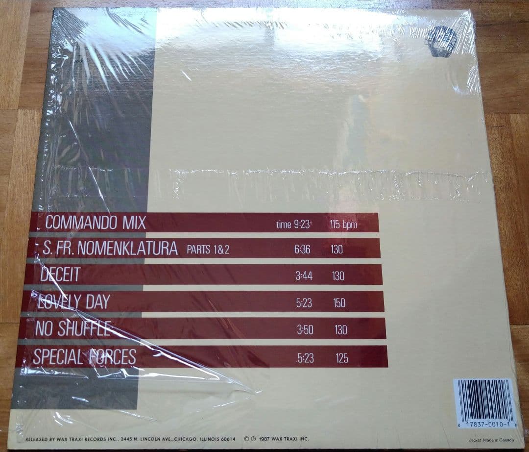 洋楽 Front 242 - No Comment (LP, Album, Gat