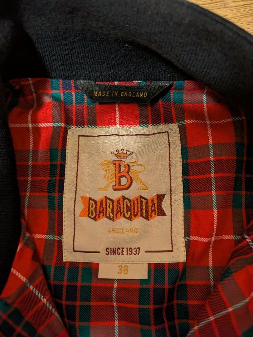 バラクータ　BARACUTA G9 ダークネイビー　38