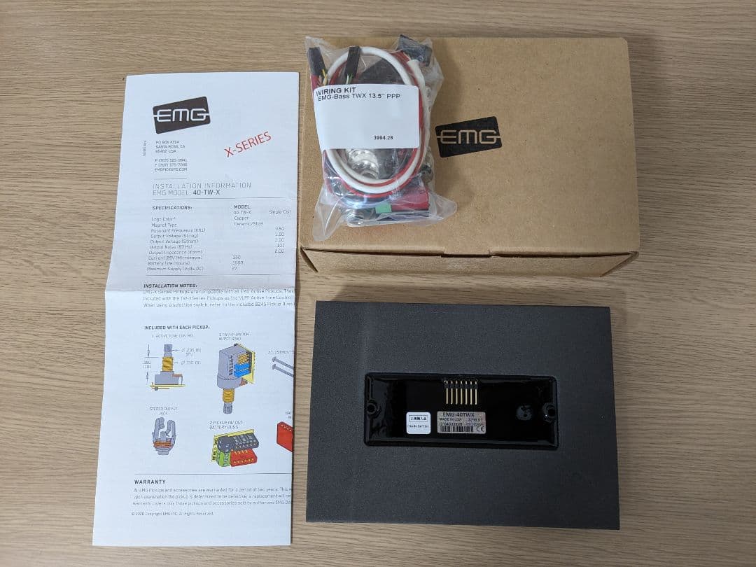 EMG 40TWX 5弦ベース用ピックアップ