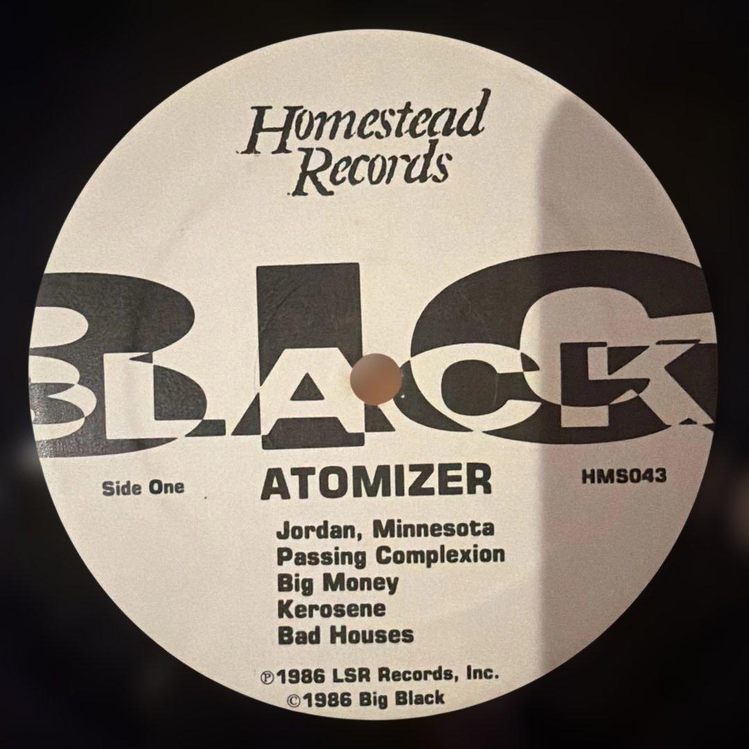 【希少USオリジナルLP】 Big Black – Atomizer レコード