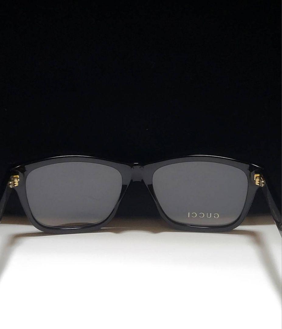 ◆GUCCI　グッチ◆ロゴ付き　メガネ　デモレンズ