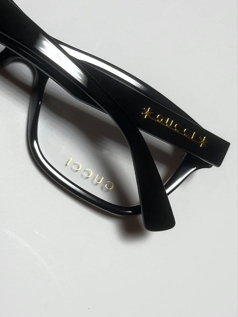 ◆GUCCI　グッチ◆ロゴ付き　メガネ　デモレンズ