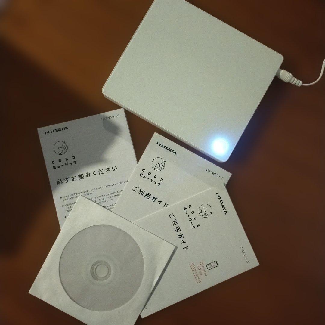 CDレコ5 スマートフォン用CDレコーダー CD-5WW