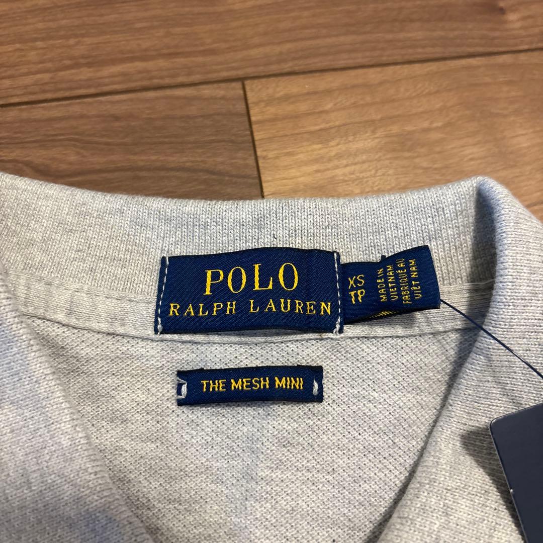 【新品未使用】Polo Ralph Lauren グレー ポロワンピース XS