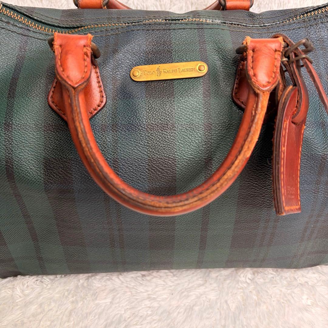 美品✨POLO ラルフローレン ミニボストンバッグ ハンドバッグ