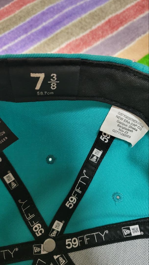 Supreme×ニューエラ ゴールドクロス Sロゴ 8/3 ティファニー