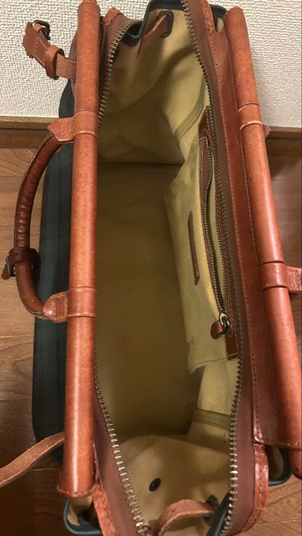 RalphLauren ラルフローレン ブラックウォッチ ボストンバッグ