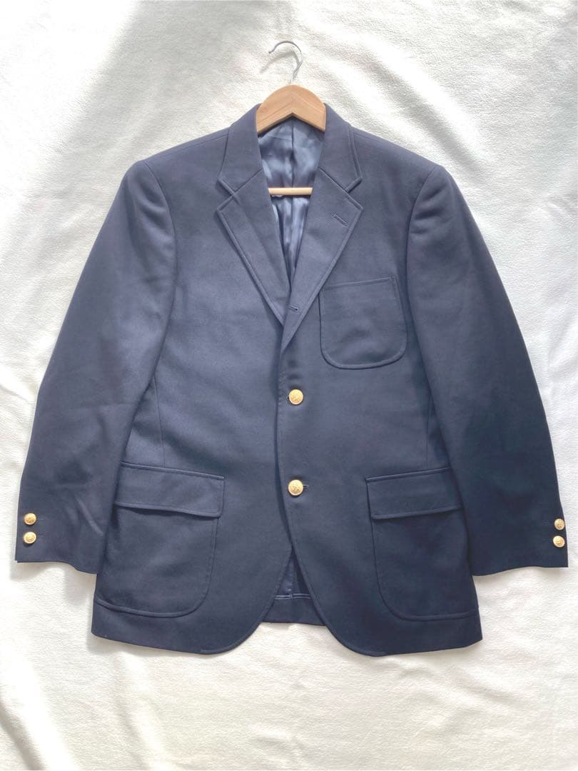 ミッキーVAN JACKET 紺ブレ　ネイビー　金ボタン　サイズA5 美品