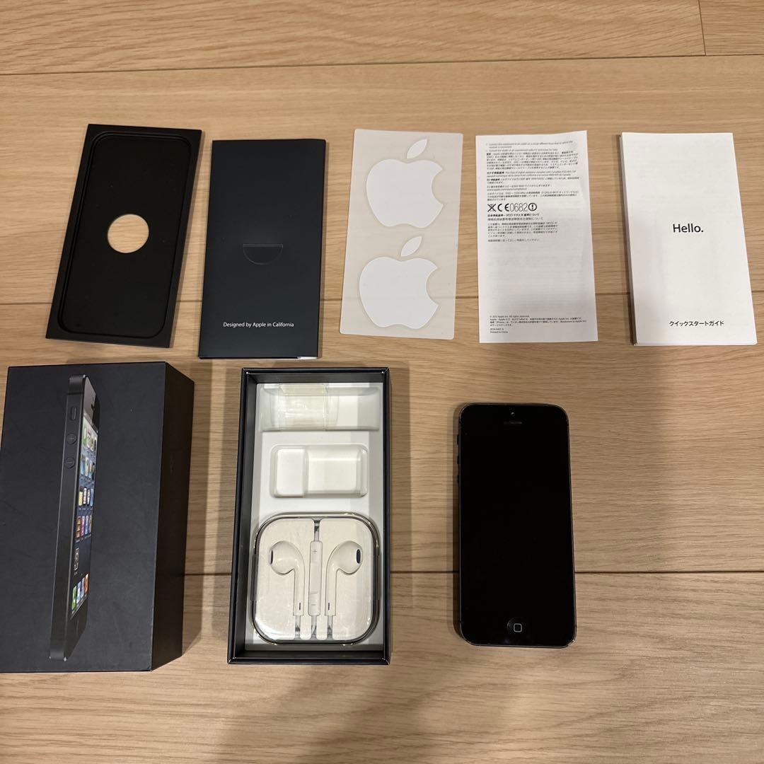 【中古品】iPhone5 16GB 色ブラック