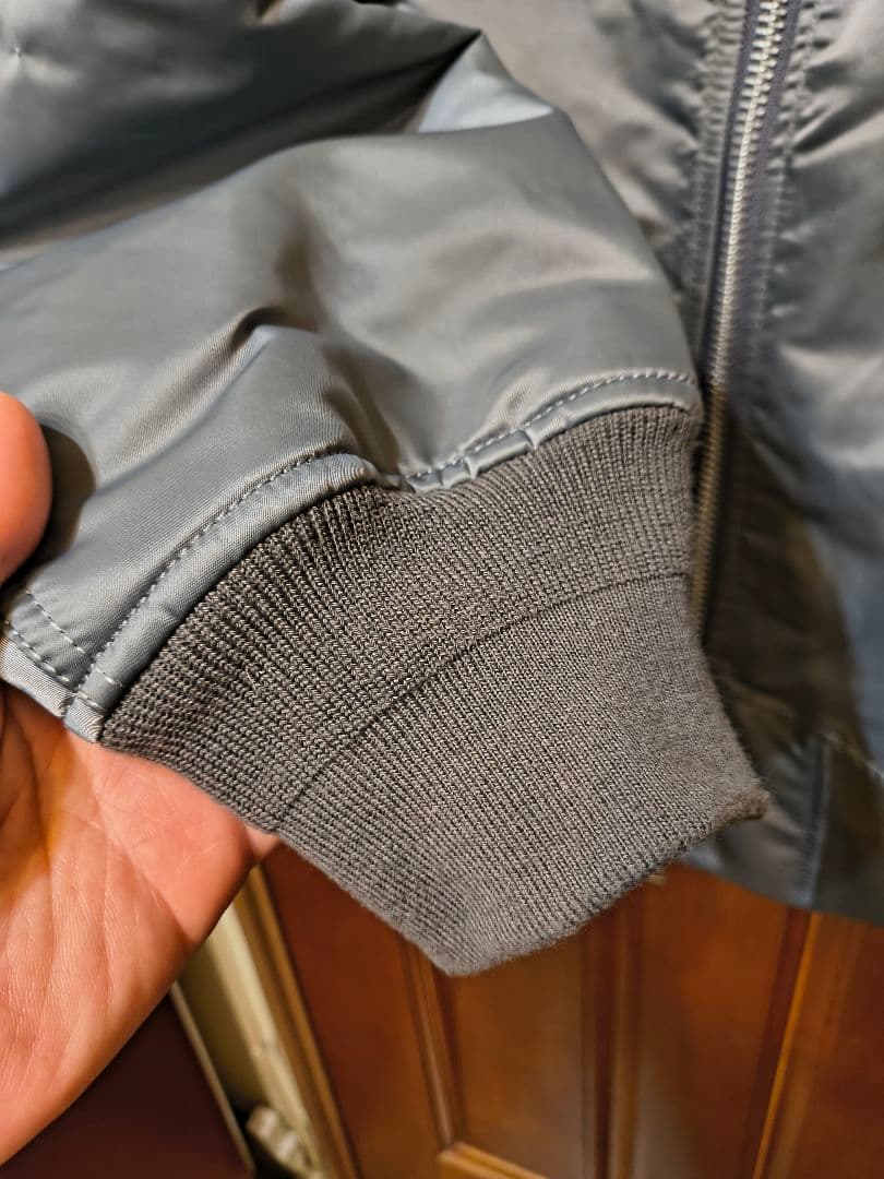 sacai 24aw グレー MA-1 Nylon Twill サイズ3