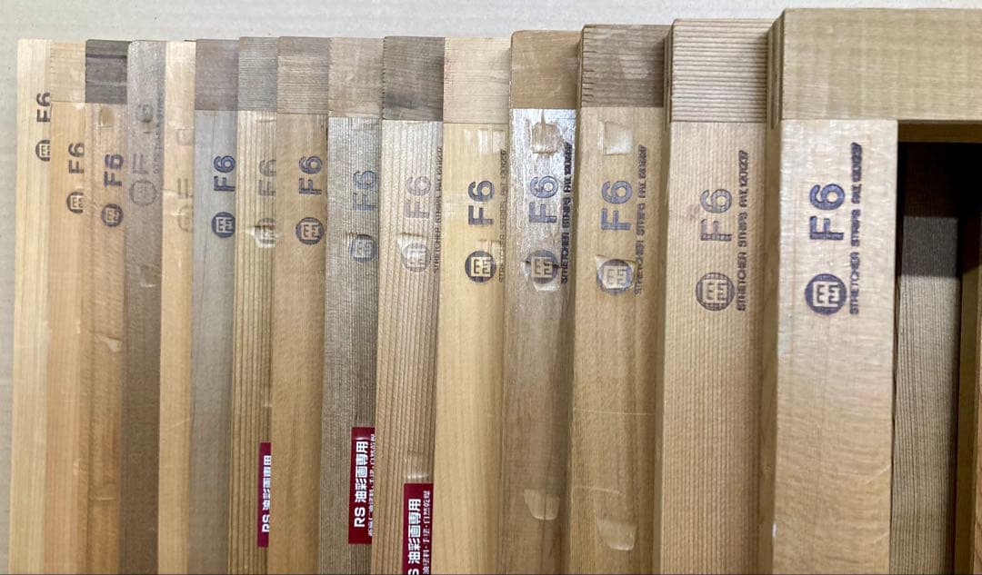 中古 マルオカ キャンバス木枠 F6号 15枚セット