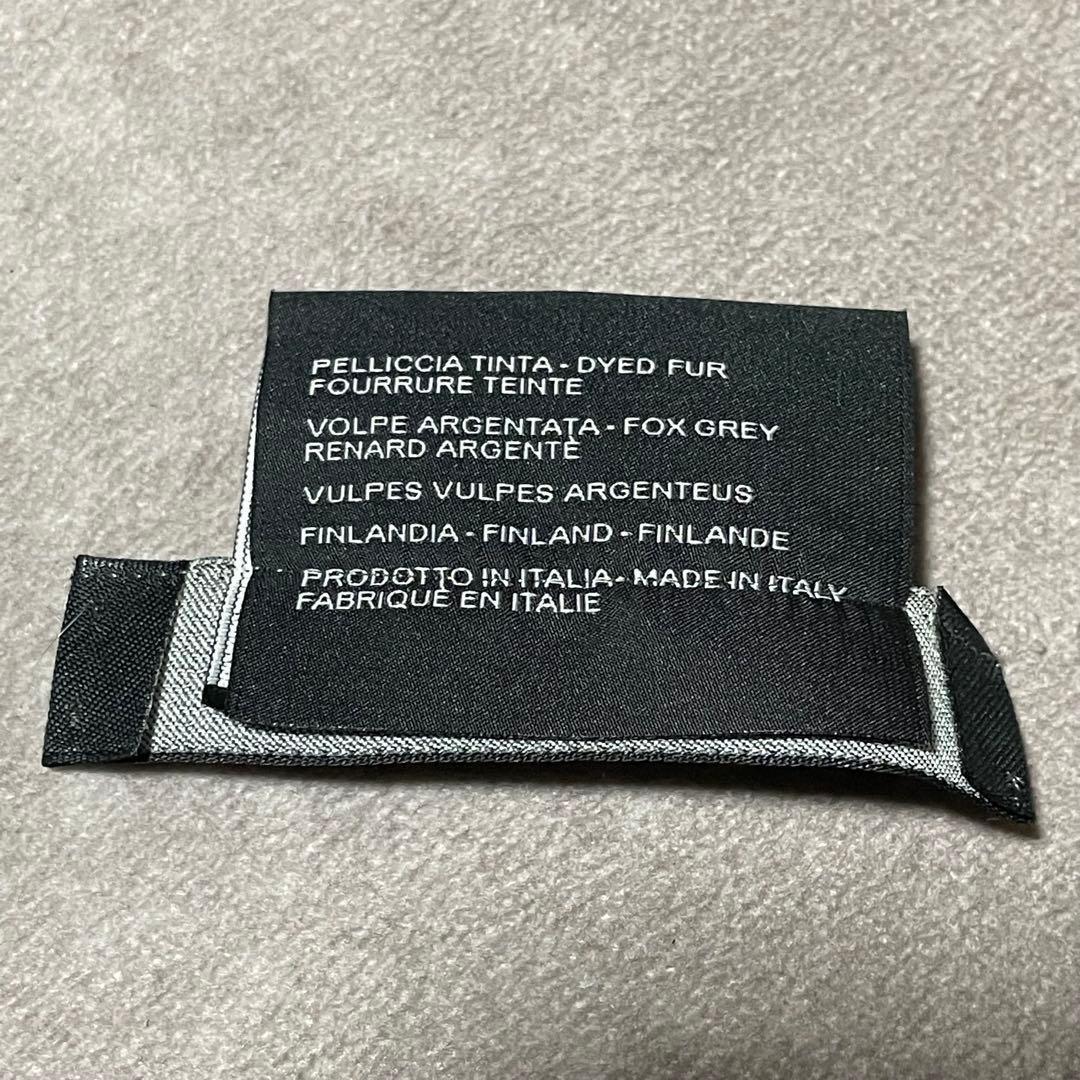 希少　グッチ　GUCCI　gg柄　スカーフ　ストール　シルク　フォックスファー